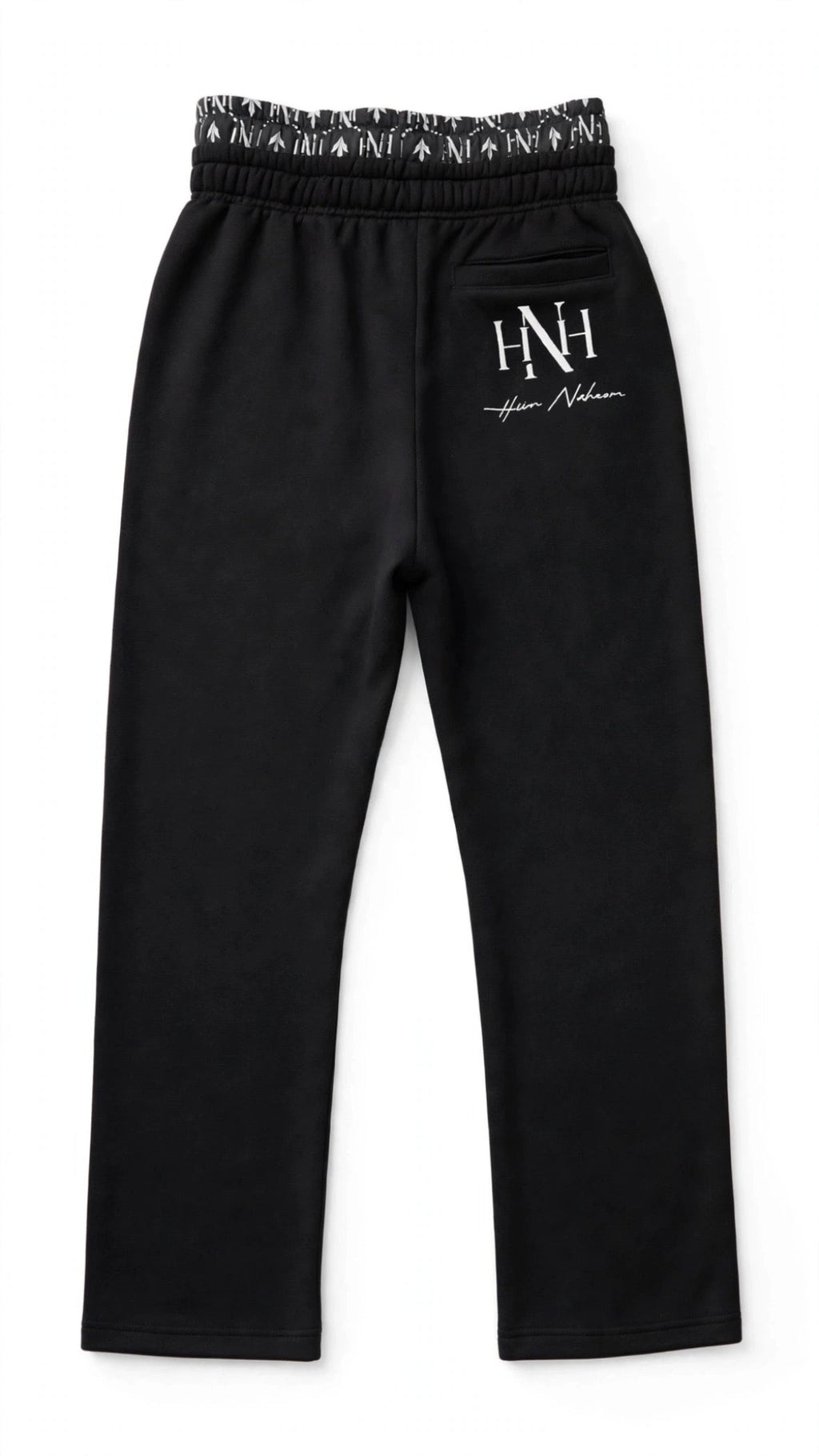 HNH Monogram Sweats — Black
